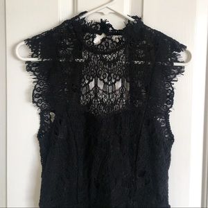 FreePeople Black Lace Dress